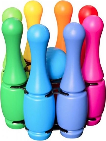 Picture of tpk1 KOLOROWE PLASTIKOWE KRGLE KULA STOJAK 11 EL.