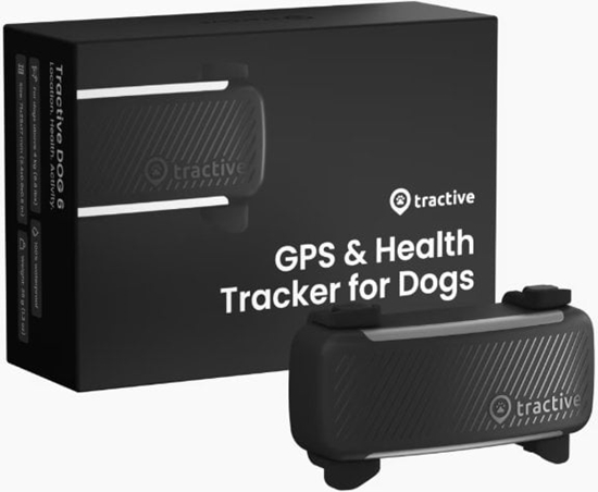 Picture of Tractive DOG 6  GPS Dog Tracker & Health Monitor, Black