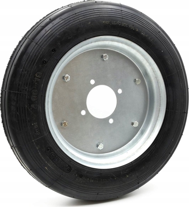 Attēls no Traktor ogrodowy Geko Koo pneumatyczne z dtk do zgrabiarki 4.00-10