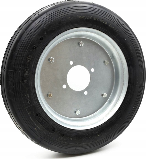 Picture of Traktor ogrodowy Geko Koo pneumatyczne z dtk do zgrabiarki 4.00-10