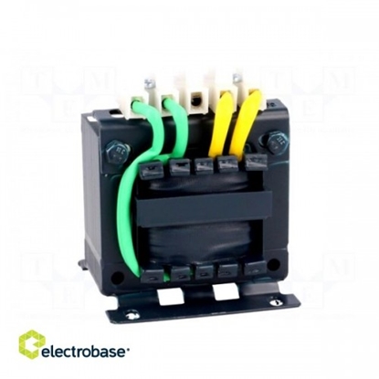 Изображение Transformators: elektrotīkla | 50VA | 230VAC | 110V | Pievadi: spaiļu bloks | 1 kg