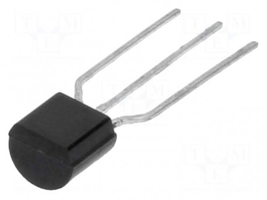 Изображение Transistor: PNP; bipolar; 150V; 0.6A; 625mW; TO92