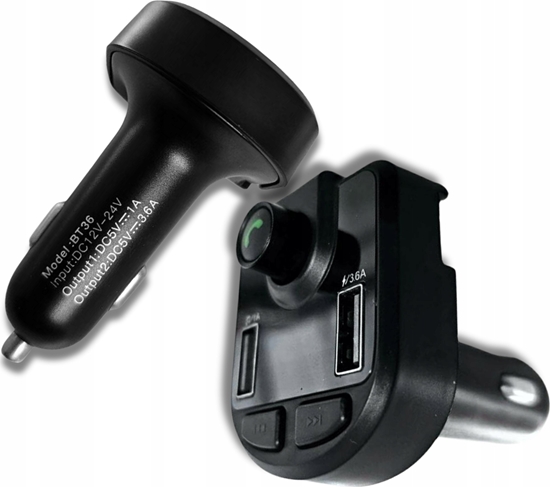 Изображение Transmiter FM King Samochodowy modulator FM MP3 12V