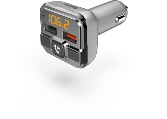 Picture of TRANSMITER FM Z BLUETOOTH, FUNKCJ ZESTAWU GONOMÓWICEGO I ADOWARK USB-A  18W