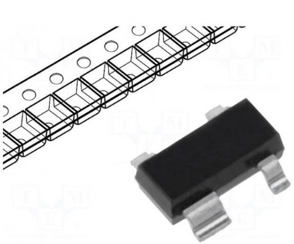 Изображение Tranzistors: NPN x2 | bipolāri | 30V | 0,1A | 0.3W | SOT144
