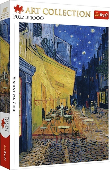 Изображение Trefl Puzzle Art Collection Taras kawiarni w nocy 1000 elementów (10942)