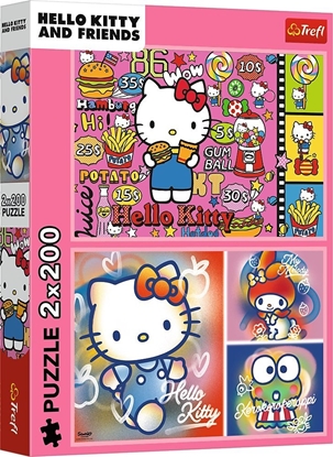 Picture of Trefl Puzzle Hello Kitty i przyjaciele 2x200 elementów (13336)