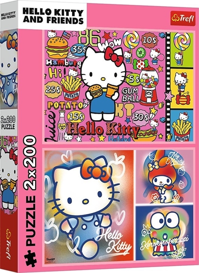 Picture of Trefl Puzzle Hello Kitty i przyjaciele 2x200 elementów (13336)
