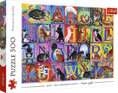 Picture of Trefl Puzzle Koci alfabet 500 elementów (37527)