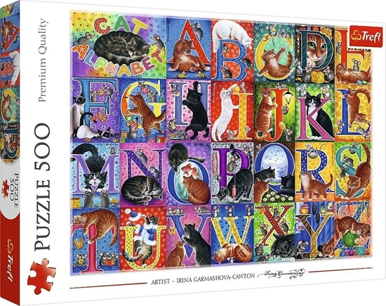 Picture of Trefl Puzzle Koci alfabet 500 elementów (37527)