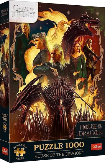 Изображение Trefl Puzzle Premium Plus Quality Gra o tron - Ród Smoka 1000 elementów (12068)