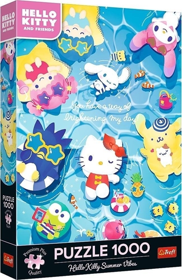 Изображение Trefl Puzzle Premium Plus Quality Hello Kitty Letni relaks 1000 elementów (12067)
