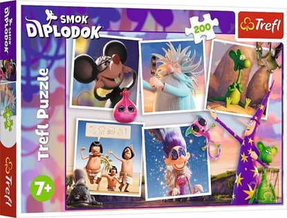 Picture of Trefl Puzzle Przygody Smoka Diplodoka 200 elementów (13322)