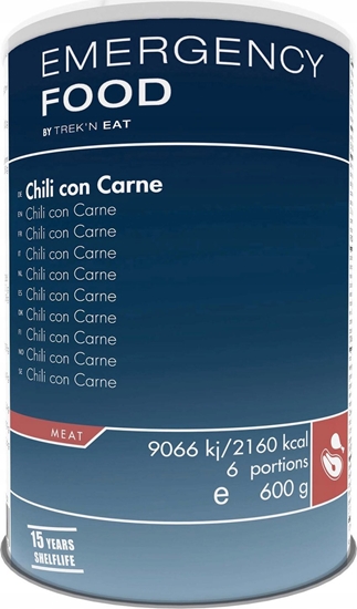 Picture of Trek N Eat EMERGENCY LINE Chili con Carne, 600g  [Chili con Carne-EL]