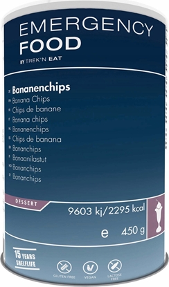 Picture of Trek N Eat EMERGENCY LINE Patki bananowe, 450g  [Banana Chips-EL]