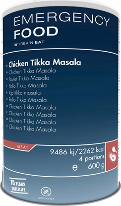 Picture of Trek N Eat EMERGENCY LINE Tikka Masala z kurczakiem, 600g  [Chicken Tikka Masala-EL]