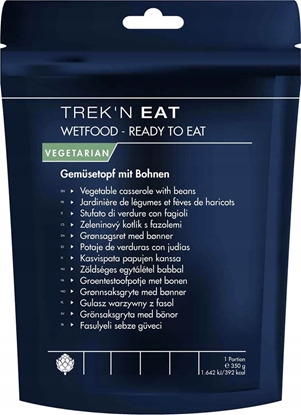 Picture of Trek N Eat Potrawka z fasoli i warzyw-RTE 350g  [Beans and Vegetables Medley-RTE]