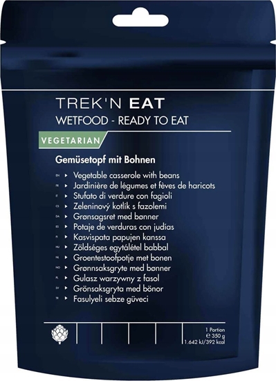 Picture of Trek N Eat Potrawka z fasoli i warzyw-RTE 350g  [Beans and Vegetables Medley-RTE]