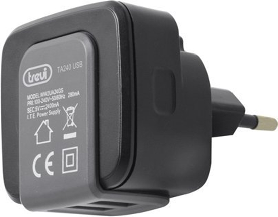 Picture of Trevi 2 lizd USB tinklo kroviklis 2400mA TREVI TA 240