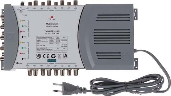 Picture of Triax MULTISWITCH TMS-9/16S 9 WEJ / 16 WYJ TRIAX