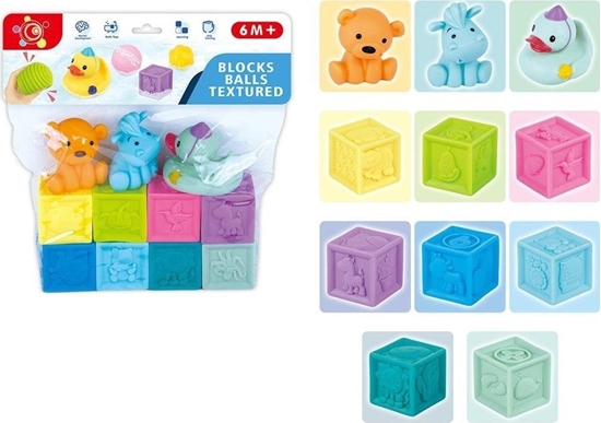 Picture of Trifox Klocki mikkie sensoryczne 11szt