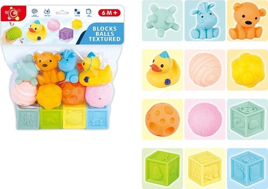 Picture of Trifox Klocki mikkie sensoryczne 12szt