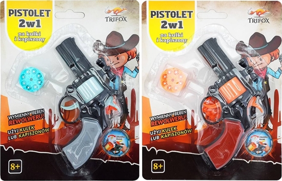 Изображение Trifox Pistolet na kapiszony i kulki MIX