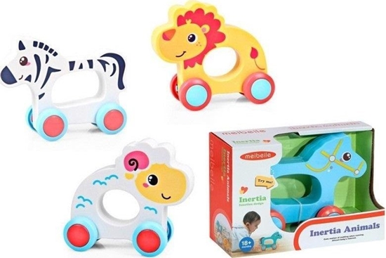 Picture of Trifox Zwierzta na kókach do pchania MIX