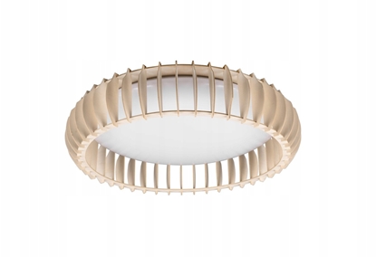 Изображение Trio Reality Monte LED ceiling light, 60 cm, 4400 lm, wood color