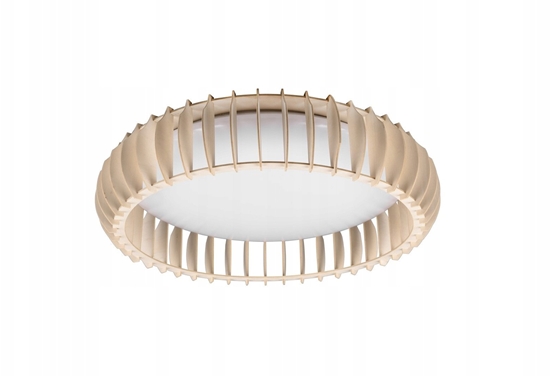 Изображение Trio Reality Monte LED ceiling light, 60 cm, 4400 lm, wood color