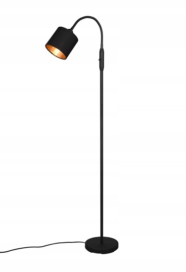 Picture of Trio Tommy floor lamp, 1-piece, E14, matte black/gold