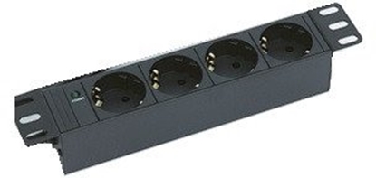 Picture of TRITON 10" rozvodný panel 4x230V DIN- 2m, erný