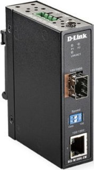 Изображение Triton D-Link DIS-M100G-SW Konwerter SFP Gigabit Ethernet Ethernet przemysowy
