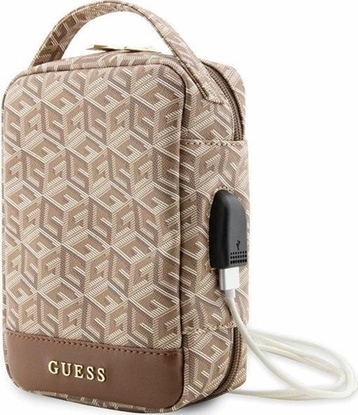 Изображение Triton Guess Torba GUHBHGCFSEW Organizer brzowy/brown GCube Stripe