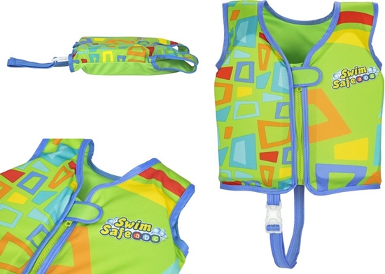Изображение Triton Kamizelka Do Nauki Pywania Zielona 51 cm Bestway 32176