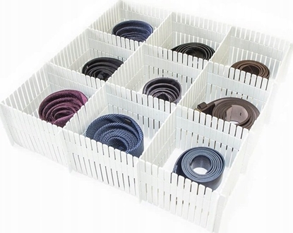 Attēls no TRITON Organizer do szuflady do przycinania na wymiar 4 szt. 10x40 cm