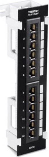 Picture of Triton Patch panel TRENDnet TC-P12C6V, 12-portowy, nacienny, nieekranowany Cat.6