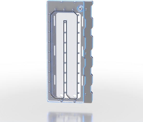 Picture of TRITON Singularity Computers  Wraith 2.0 Elite - Distro Plate - silber