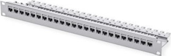 Picture of Triton Stela moduowy 19 1 U, z 24 moduami AMJ-SL kat. 6A (klasa EA) (ISO/IEC), szary