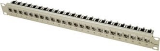 Picture of Triton Stojak moduowy 19 1 U, z 24 moduami AMJ kat. 6A (klasa EA) (ISO/IEC), czarny