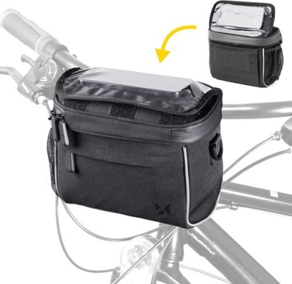 Attēls no Triton Torba rowerowa na kierownic do nawigacji z paskiem na rami czarna WOZINSKY