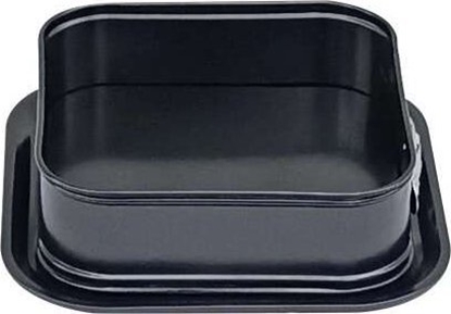 Attēls no TRITON Tortownica kwadratowa Czarna Non-Stick 23,5cm Tort