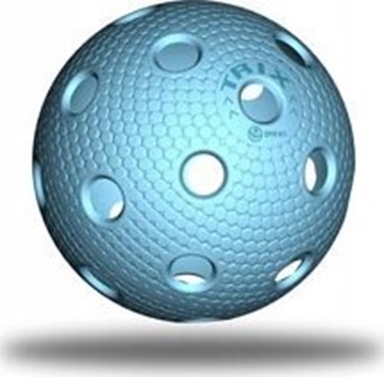 Изображение Trix Pika Pieczka do Unihokeja Floorball Snakeskin TRIX IFF Blue 72 mm 1szt