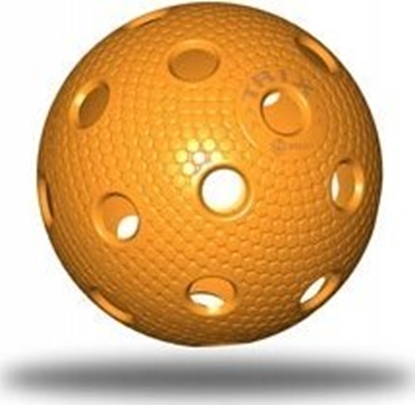 Attēls no Trix Pika Pieczka do Unihokeja Floorball Snakeskin TRIX IFF Orange 72 mm 1 szt