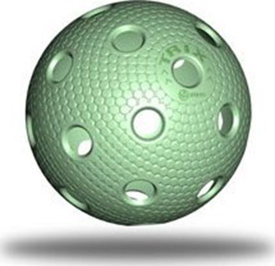 Picture of Trix Pika Pieczka do Unihokeja Floorball Snakeskin TRIX IFF Zielona 72 mm 1szt