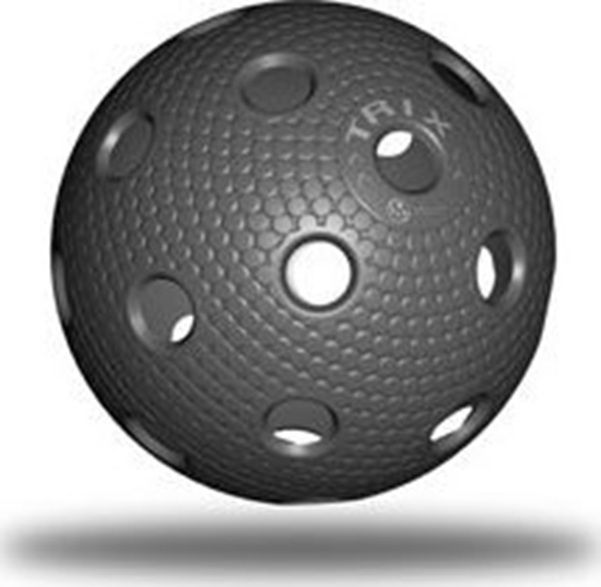 Picture of Trix Pika Pieczka do Unihokeja Floorball Snakeskin TRIX IFF Czarna 72 mm 1szt