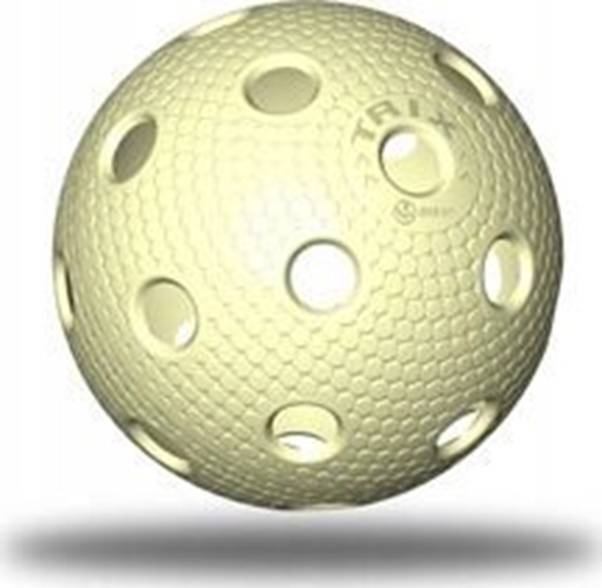 Picture of Trix Pika Pieczka do Unihokeja Floorball Snakeskin TRIX IFF Kremowa 72 mm 1szt