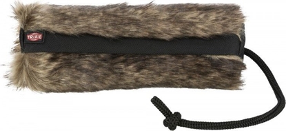 Attēls no Trixie Aporter do treningu, dla psa, plusz/poliester, czarny, 6x20 cm, imitacja sierci królika