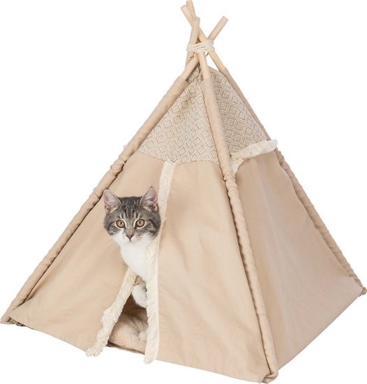 Picture of Trixie Boho Tipi, legowisko zamknite, dla psa/kota, be, 55 x 65 x 55 cm (TX-38211)