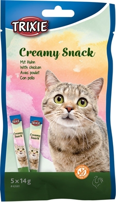 Picture of Trixie Creamy snack kurczak, przysmak, dla kota, 5 x 14 g